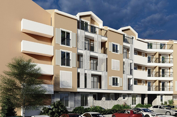 Apartments in a new building in the very Center of Budva
